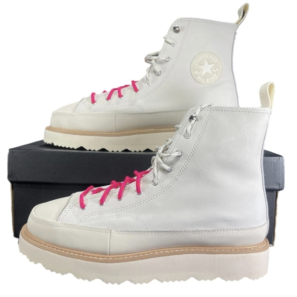 Converse Chuck Taylor, Crafted Boot (Unisex) EGRET, Size Women's 9.5 /  Men's 8. - Picture 4 of 14